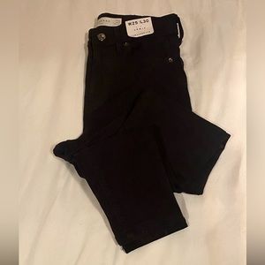 TOPSHOP Black High-rise Jeans NWT